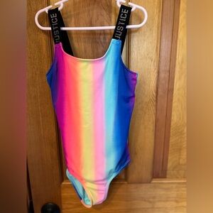 Justice girls bathing suit- girls large